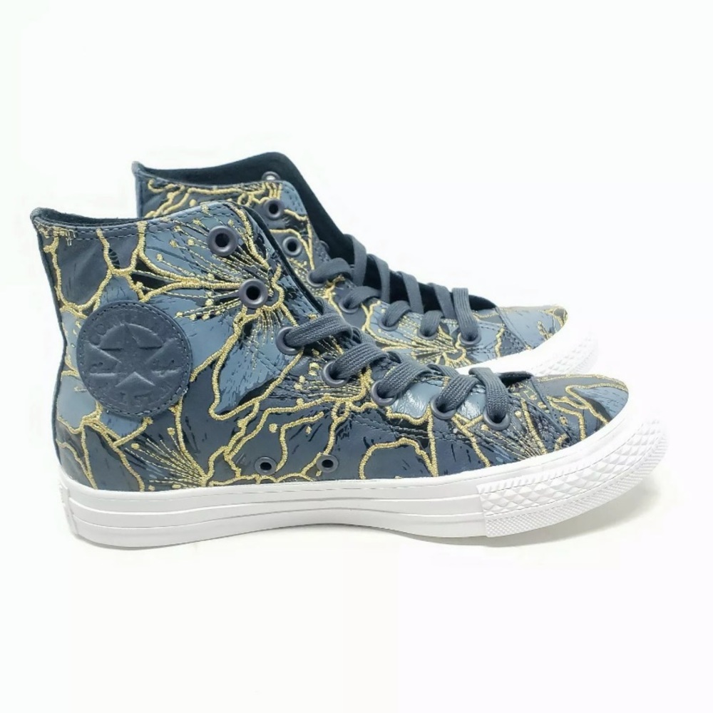 Converse Women's Converse Chuck Taylor All Star Pat BO Black Flower Hi